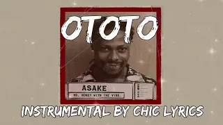 Asake Ototo Instrumental