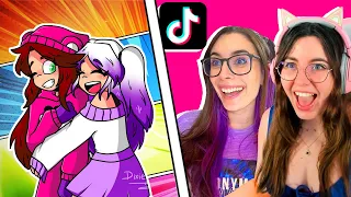 LYNA y ELA REACCIONAN a TIK TOK de LYNELA 😍😂