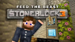 StoneBlock 3 EP3 Finding A Storage Option