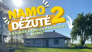 Namo dėžutė 2 dalis. Kiek man kainuos pasibaigti namą ?