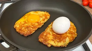1 Potato and 1 egg! Quick breakfast in 5 minutes. Super simple and delicious potato recipe