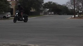 Dyna rolling burnouts