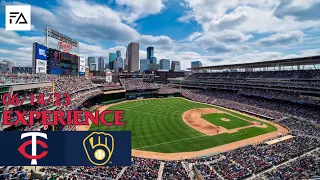 Minnesota Twins MLB Experience vs Milwaukee Brewers 2023 (Live Crowd Atmosphere)