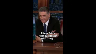 Alison Brie's Hilarious Banter with Craig Ferguson: A Masterclass in Comedy #cbs #flirting #funny