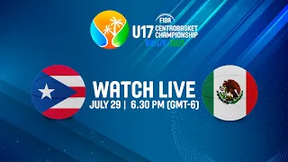 SEMI-FINALS: Puerto Rico v Mexico | Full Basketball Game | Centrobasket U17 Championship 2023