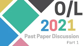 #mathematics Past Paper Discussion | 2021 #GCE #O/L Part One | in English | Theory | Questions
