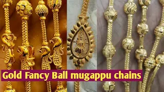 GRT tybe gold ball mugappu chain designs/gold latest mugappu chains.stone mugappu chain @goldtrend7152