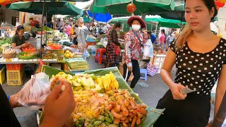 Wonderful Cambodia Wet Food Market Scenes - Fish, Pork, Egg, Vegetable, Fruit & More