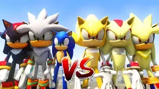 Battle of the superheroes - SONIC VS SHADOW,  SONIC THE HEDGEHOG VS SHADOW SONIC BOOM