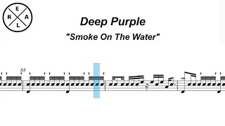 Smoke On The Water - Deep Purple Drumscore