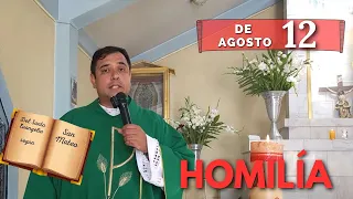 EVANGELIO DE HOY sábado 12 de agosto del 2023 - Padre Arturo Cornejo