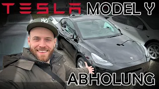 Tesla Model Y Abholung 2023 | Prüfung der Mängel & Ablauf der Auto  Übernahme