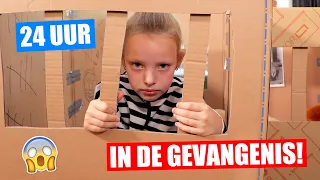 24 UUR IN DE GEVANGENIS!! *Ik Probeer Te Ontsnappen ♥DeZoeteZusjes♥