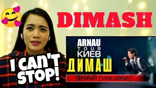 FIRST TIME TO WATCH DIMASH - KNOW VOCALISE (ARNAU) REACTION VIDEO