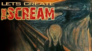 How To Draw The Scream By Edvard Munch | Artrageous with Nate