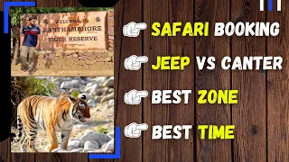 Don't get scammed in Ranthambore National Park || Book Tiger safari at a low price