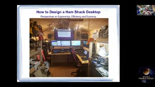 #HAMShack #HamRadio - Gordon Beattie W2TTT “How To Design A Ham Shack Desktop Workspace”  Part 3