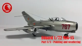 Eduard 1/72  MiG-15 Full Build (part 3/3 - Painting and Weathering)