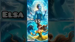 Elsa VS Belle #disney #princess #elsa #vs #belle #shorts #viral