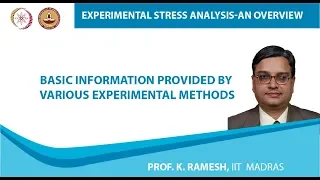 Basic information provided by various experimental methods