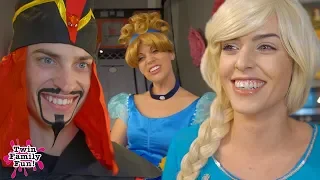 Elsa, Jafar, and Cinderella Bloopers and Outtakes!