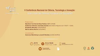 V Conferência Nacional de Ciência, Tecnologia e Inovação