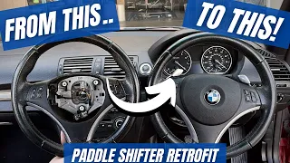 THE COOLEST BMW E CHASSIS RETROFIT KIT! (PADDLE SHIFTERS)