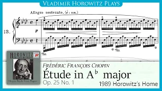 Chopin: Étude Op. 25 No. 1 [Horowitz 1989]