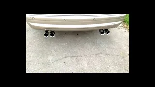 S600 V12 Straight-Pipe Exhaust - Startup/Rev