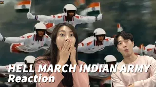 HELL MARCH _ Indian Army video REACTION by Koreans