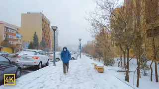 Another Snowy Day in TEHRAN, IRAN (4k) 2023 | دومین روز برفی تهران