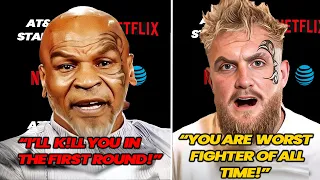 "PREPARE THE COFFIN!"The PRESS CONFERENCE WAS BRUTAL!Mike tyson vs jake paul 2024 Joe rogan footage