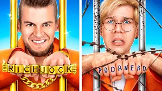 Prison Break! Rich vs Poor Student!