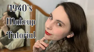 Following a 1940s Vintage Makeup Tutorial