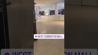 West Edmonton mall shooter alert ‼️ #westedmontonmall #lockdown #shorts