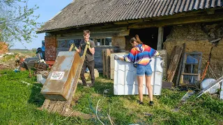 Clearing up to extend the BARN!