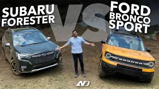 Bronco Sport vs Subaru Forester - ¿Cuál es la mejor camioneta aventurera? | Comparativa [4K]