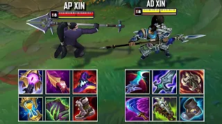 AP XIN ZHAO vs AD XIN ZHAO FULL BUILD FIGHTS & Best Moments!