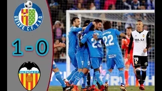 Getafe vs Valencia 1-0 - All Goals & Highlights HD 03/12/2017