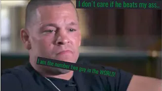 Nate Diaz says that the UFC are trying to build Khamzat Chimaevs name off of him! UFC279 interview