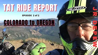 [Ep 2 of 2]  Trans America Trail Tips and Insight.  Rockies to Oregon with Lockhart Basin, UT