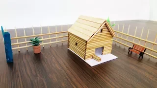 How To Make Simple  Bamboo Stick House   - Crafts ideas