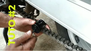 Remplacer kit chaîne moto