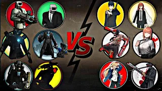 Titan Camera Man Family Vs Chainsaw Man, Katana Man, Makima and Others | Most Epic Video