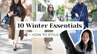 TOP 10 WINTER WARDROBE ESSENTIALS | Classic Style Closet Basics