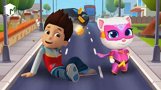 WHO IS THE BEST? Ryder from Paw Patrol vs Talking Angela Hero!