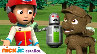 Paw Patrol, Patrulla de cachorros | Las cachorros y el robot | Nick Jr. en Español