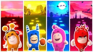 Oddbods Full Episode || Fuse Vs Pogo Vs Slick Vs Jeff || Tiles Hop...