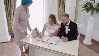 Свадебное видео регистрация брака в Загсе Приморского района