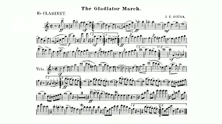 The Gladiator March: E-flat Clarinet: John Philip Sousa